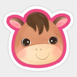 cute donkey Sticker